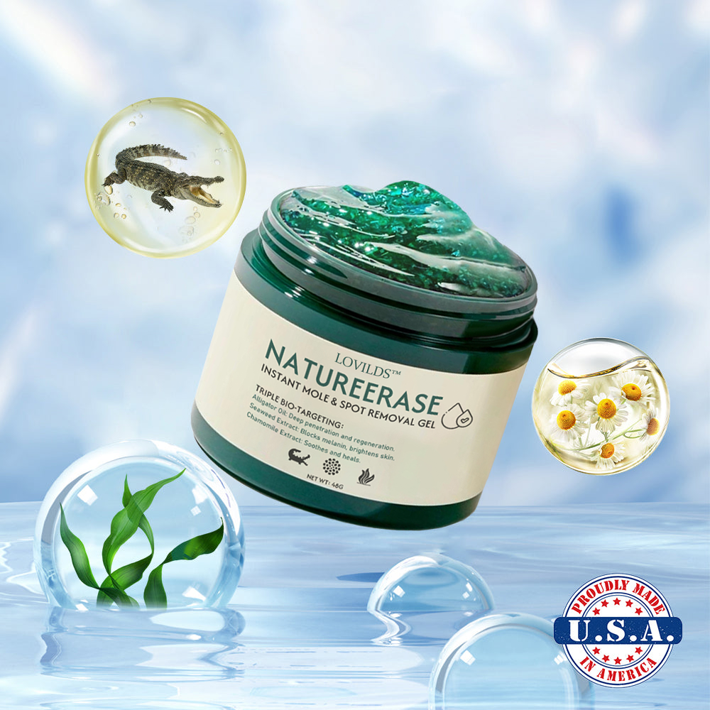 ✅ Official Store: LOVILDS™ NatureErase Instant Alligator Oil Mole & Spot Removal Gel