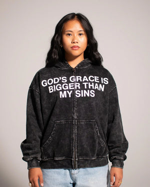 God's Grace Zip-Up Hoodie