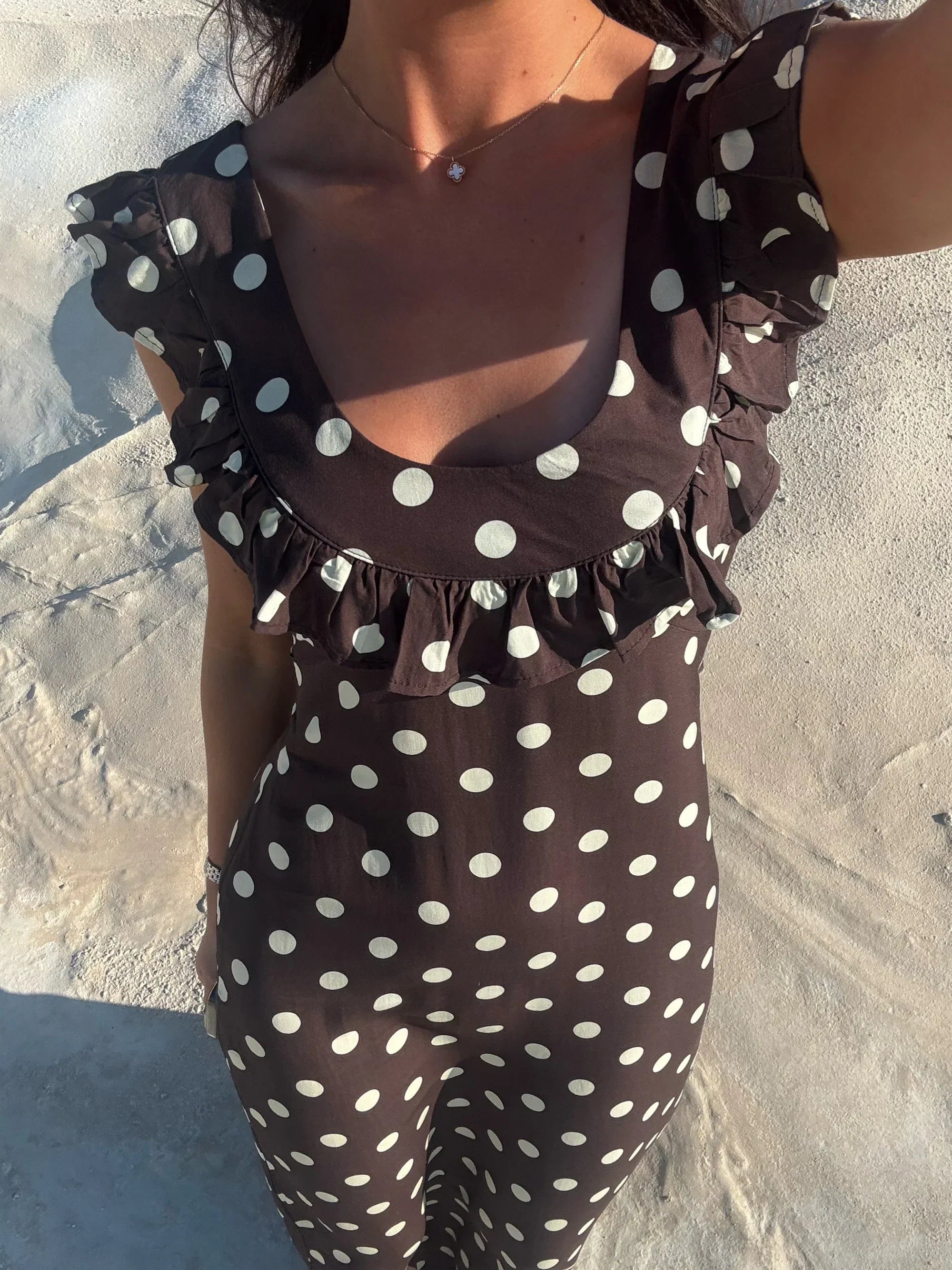 Luna's Polka Dot Dream Dress