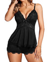 Midnight Lace Sleepwear Set