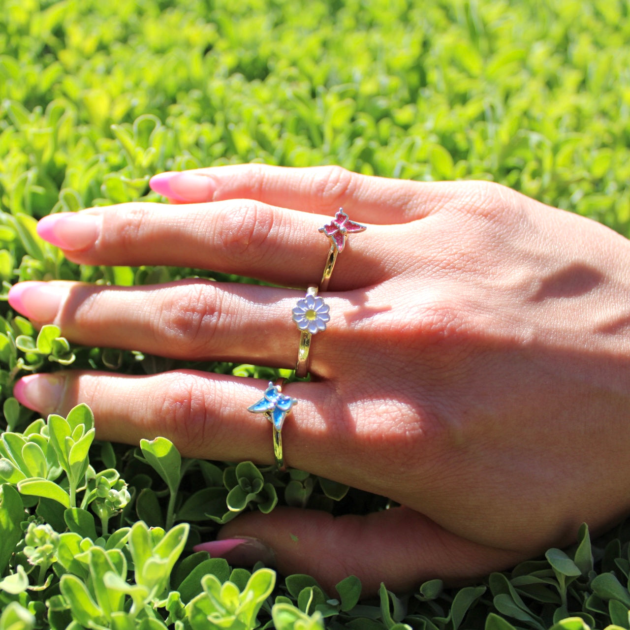 Anxiety Daisy Spinner Ring