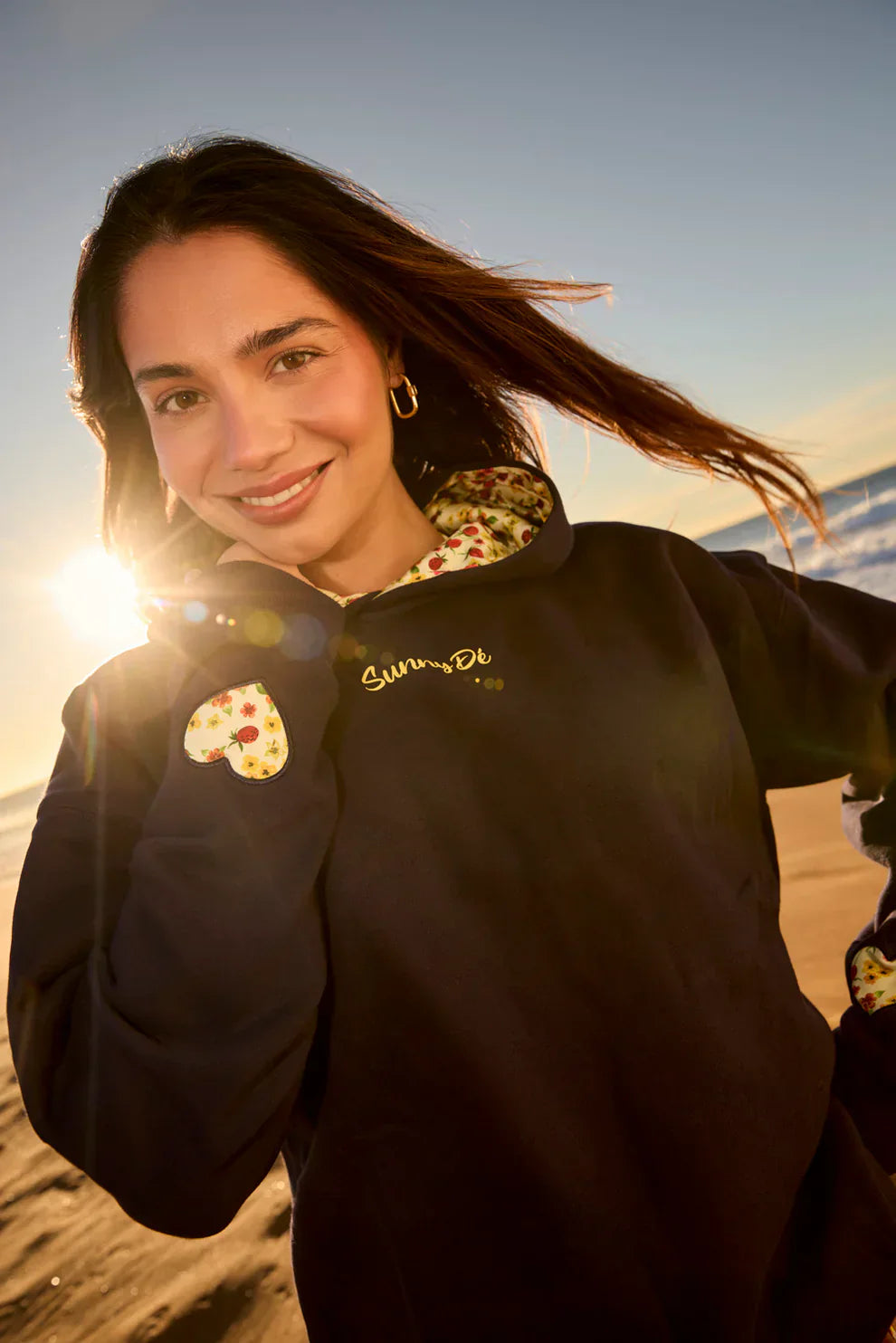Sunny Dé Floral Hoodies